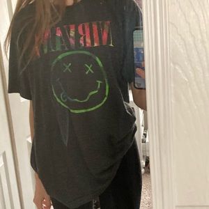 Oversized Nirvana Band tee